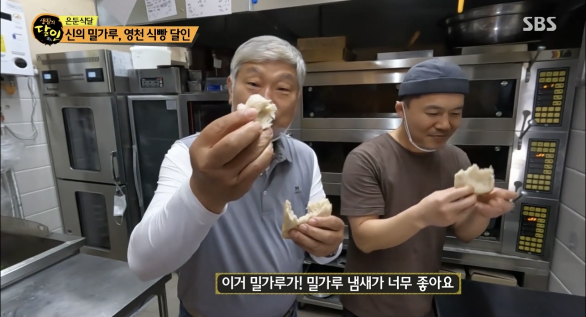 생활의달인영천식빵밀가루냄새