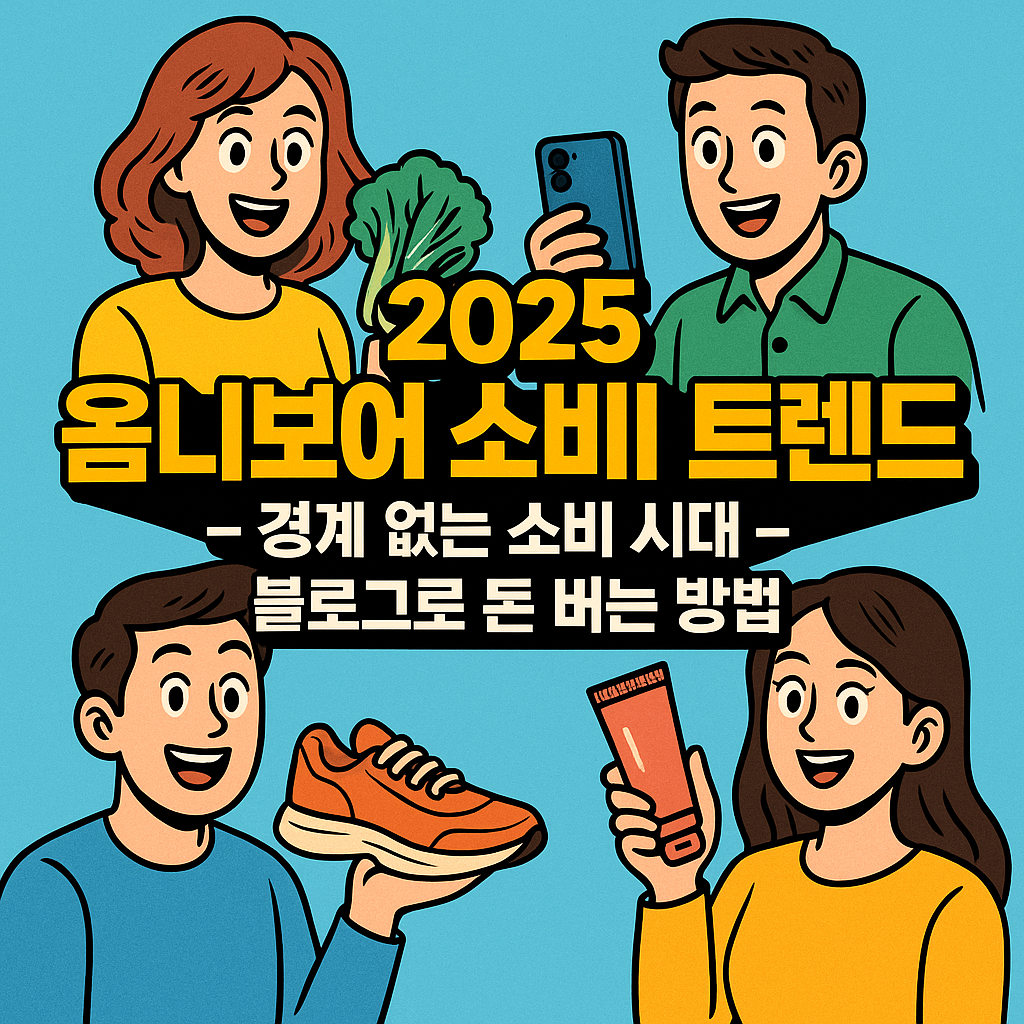 2025 옴니보어 소비 트렌드 – 경계 없는 소비 시대, 블로그로 돈 버는 방법