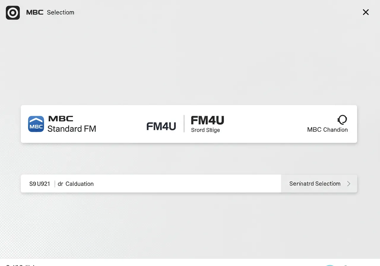 다양한 채널 선택