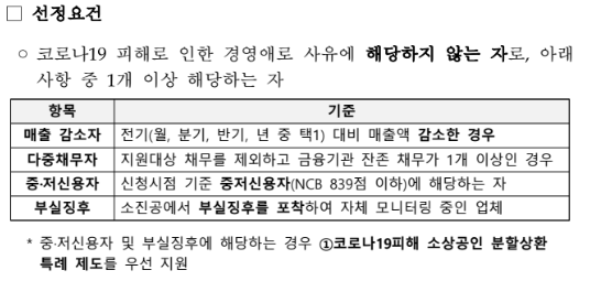 선정요건