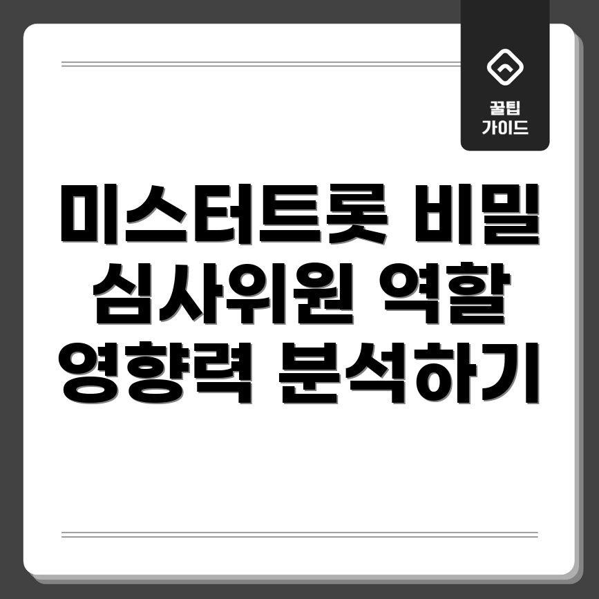 미스터트롯 심사위원