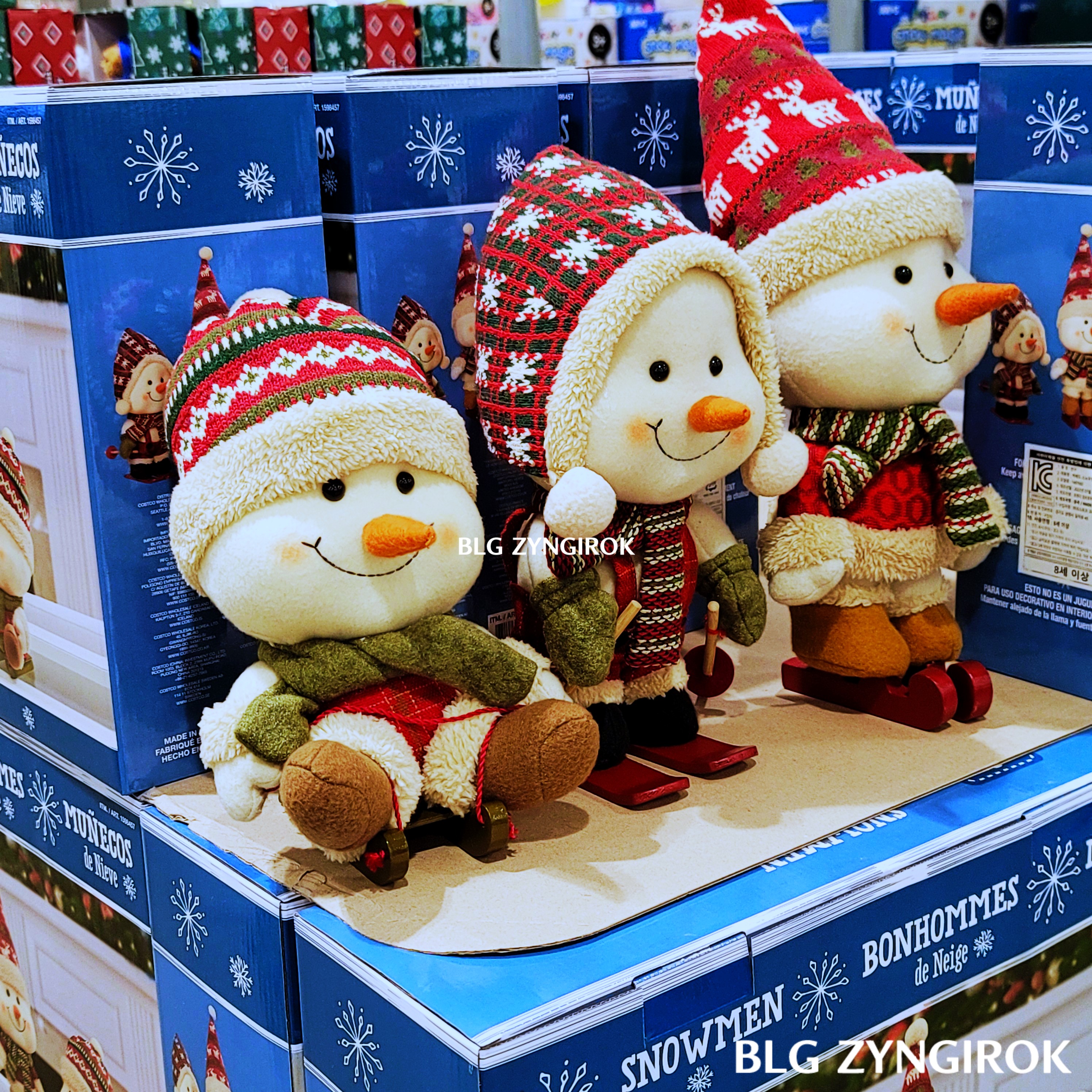 크리스마스-빅헤드-스노우맨-모습이다.