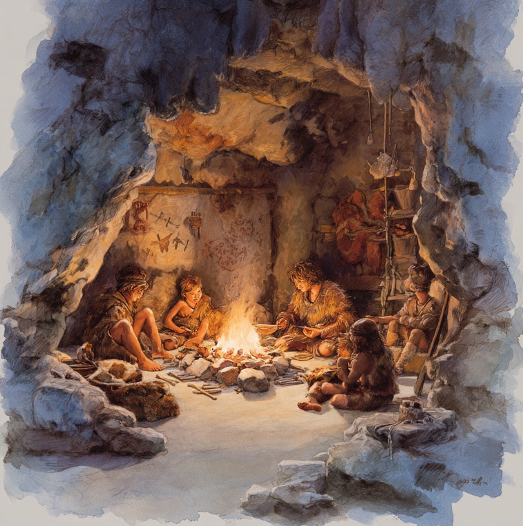 구석기 사람들은 어디에서 살았을까?- 불 피우고 사냥하던 아주 먼 옛날 사람들의 이야기
