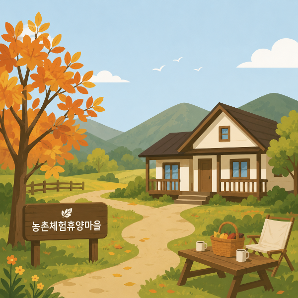 농촌체험휴양마을에서 즐기는 가을 촌캉스 이미지