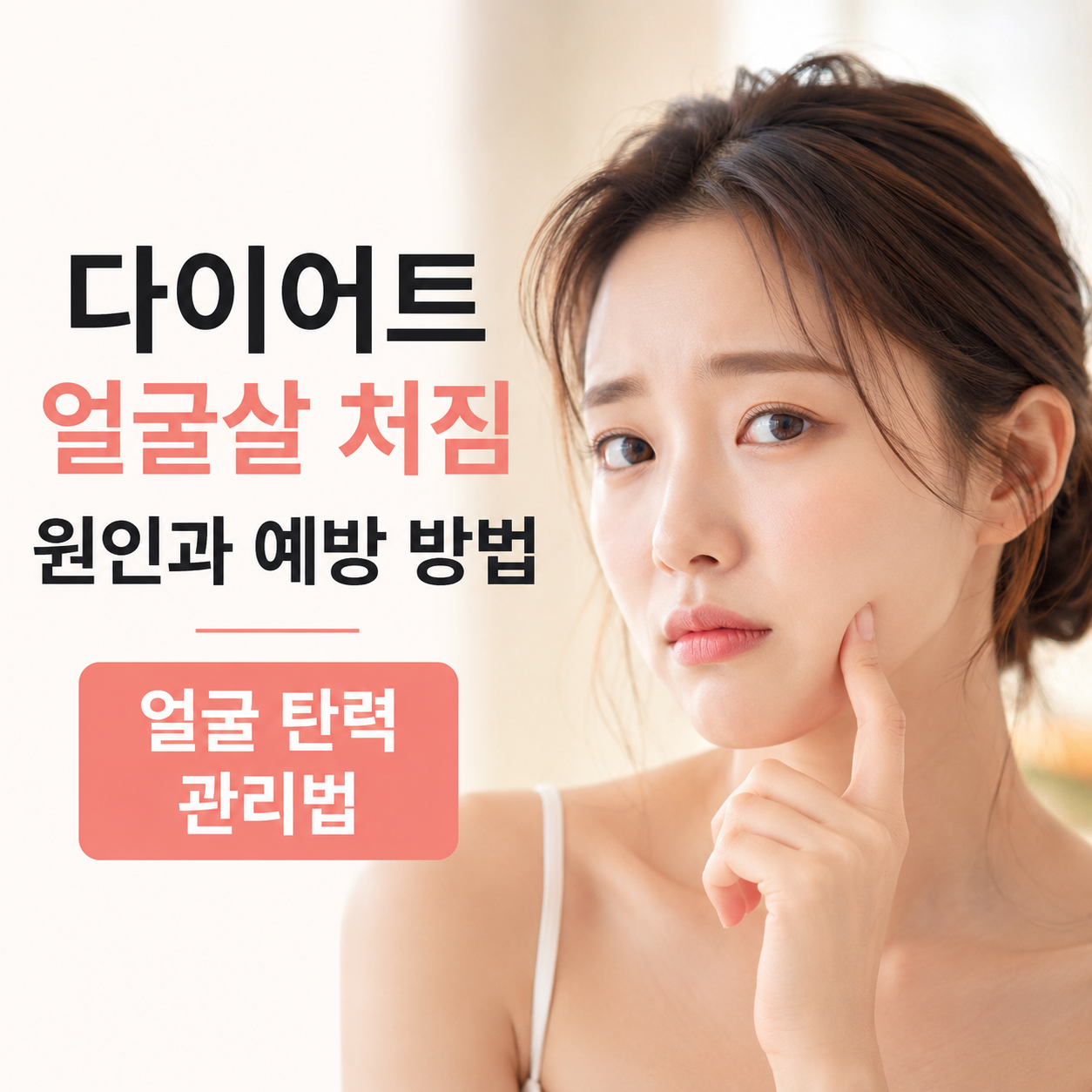 얼굴 탄력 관리법