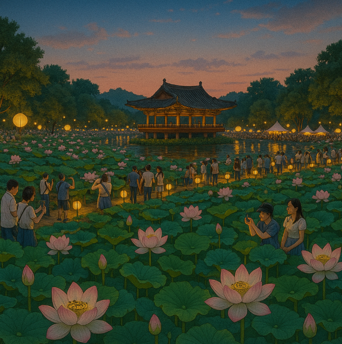 2025 부여서동연꽃축제 궁남지모습