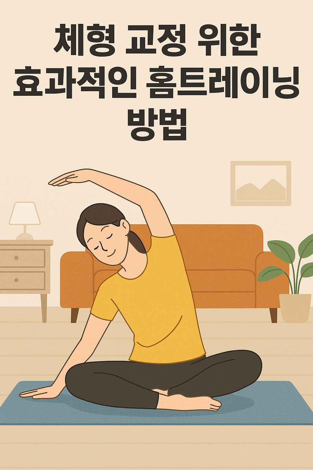 체형 교정 위한 효과적인 홈트레이닝 방법