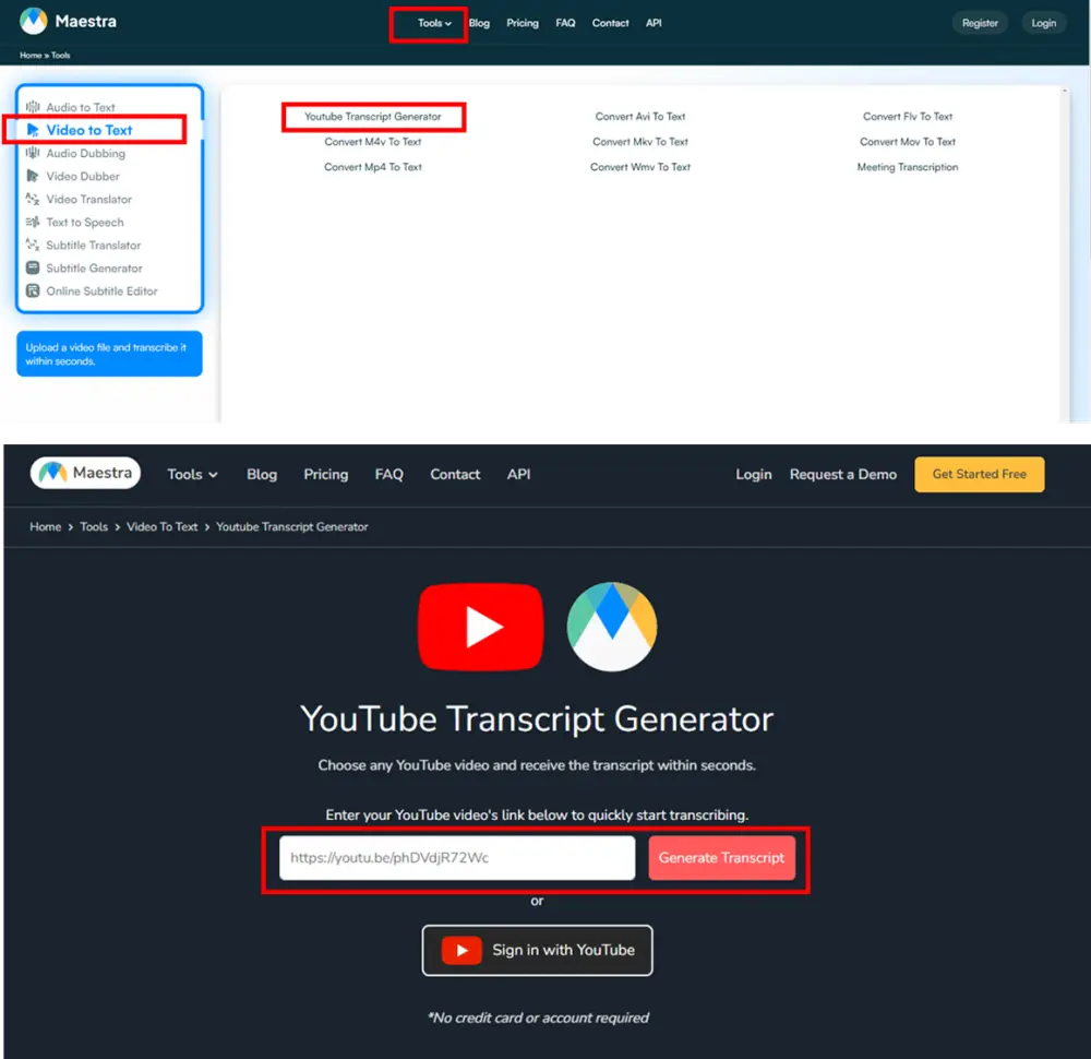 Maestra ai 사용 방법 이미지