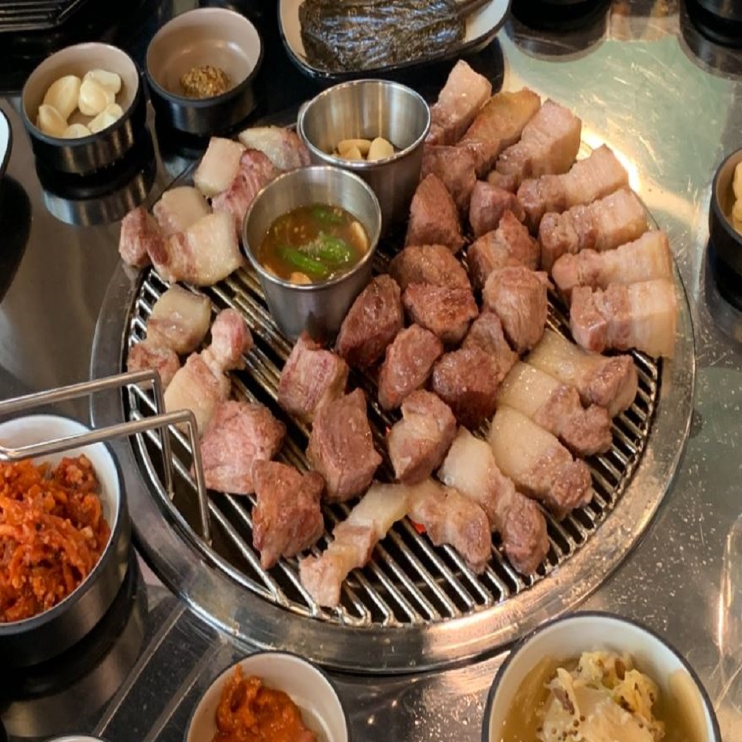 흑돼지 구이