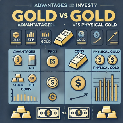 금 ETF vs 실물 금: 어떤 투자 방식이 나에게 유리할까?