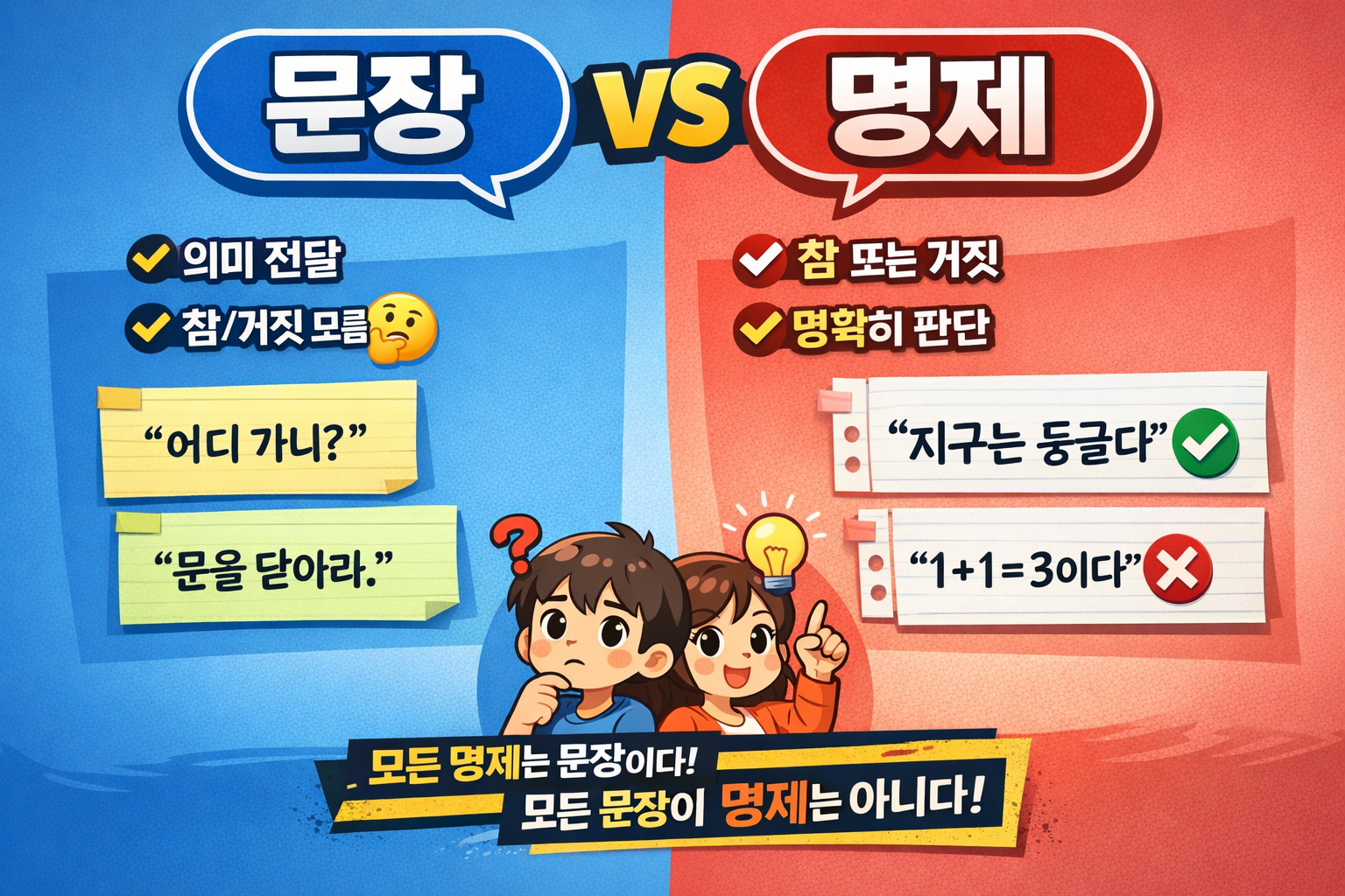 문장과명제의정의