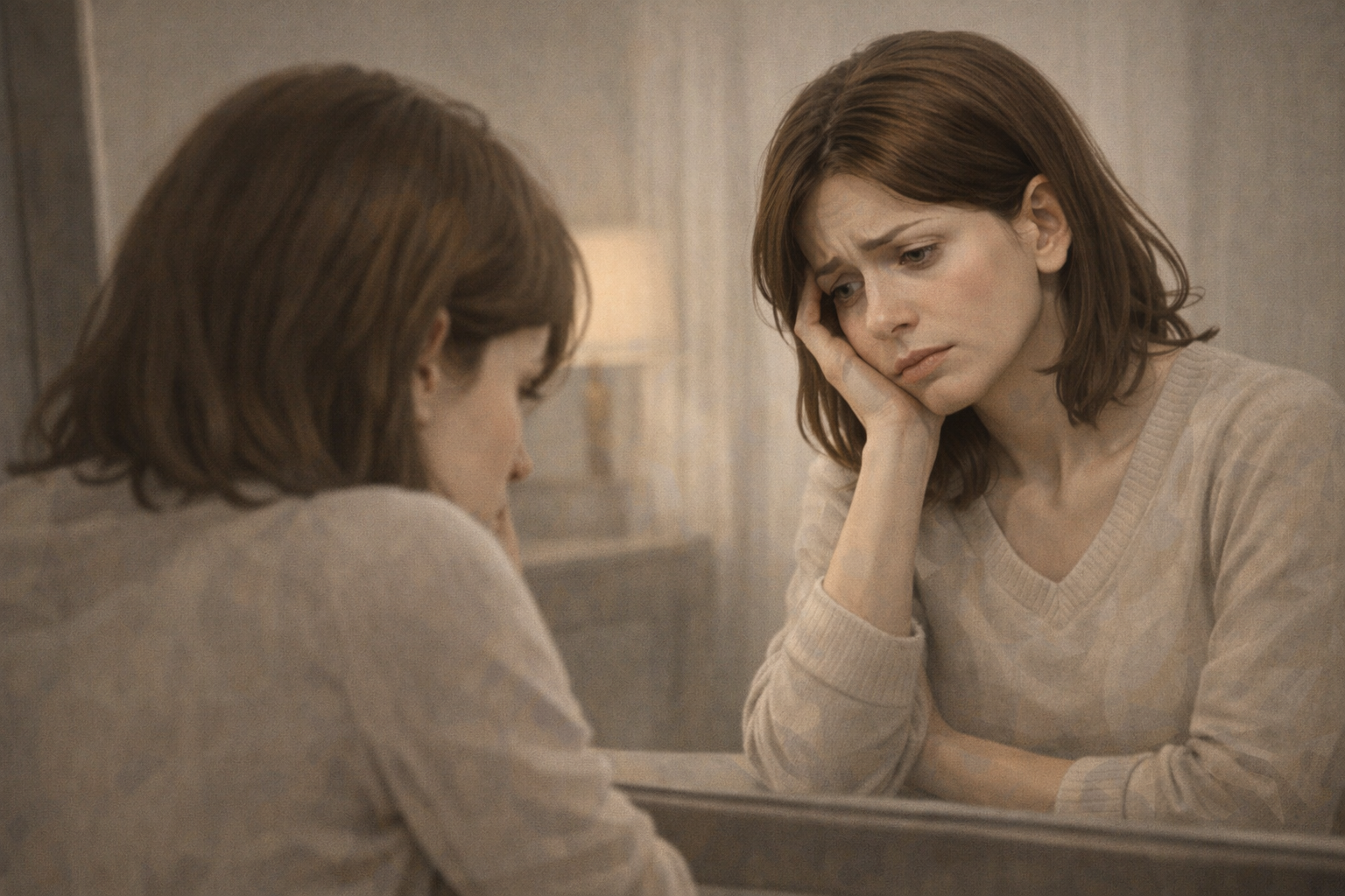 거울 속의 슬픈 고뇌