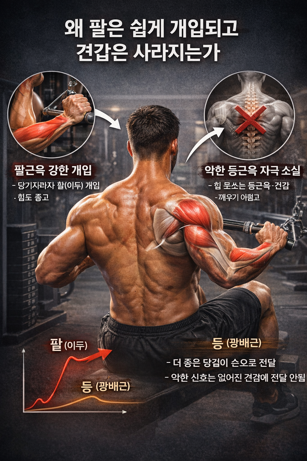 팔 운동을 “견갑 운동”으로 바꾸는 방법