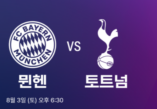 토트넘 뮌헨 선수 명단