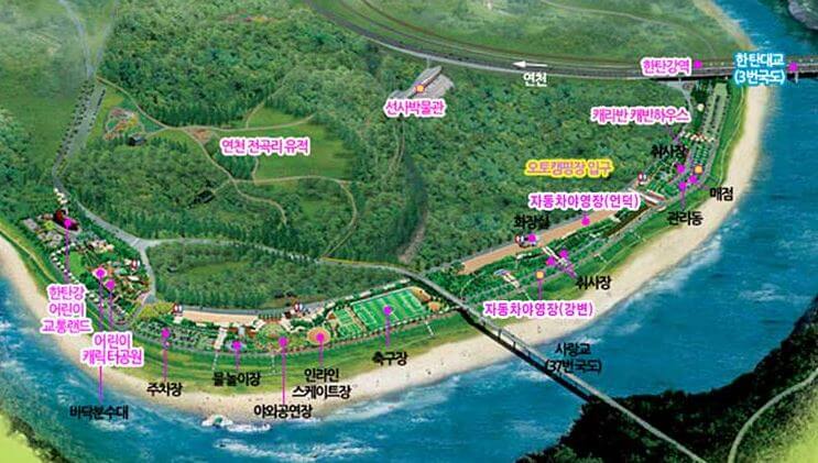 한탄강오토캠핑장시설