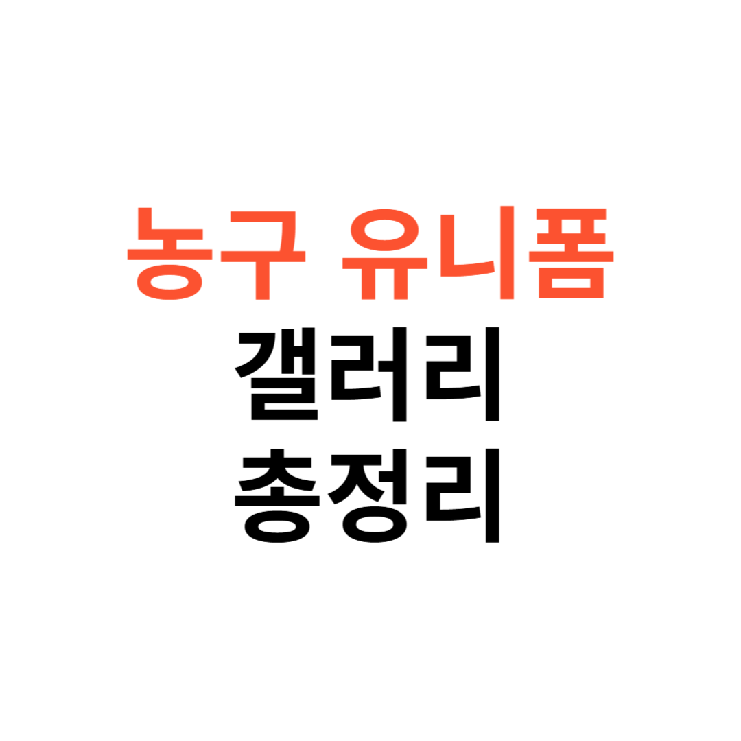 농구 유니폼 갤러리