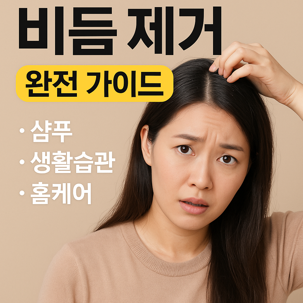 비듬 제거 완전 가이드
