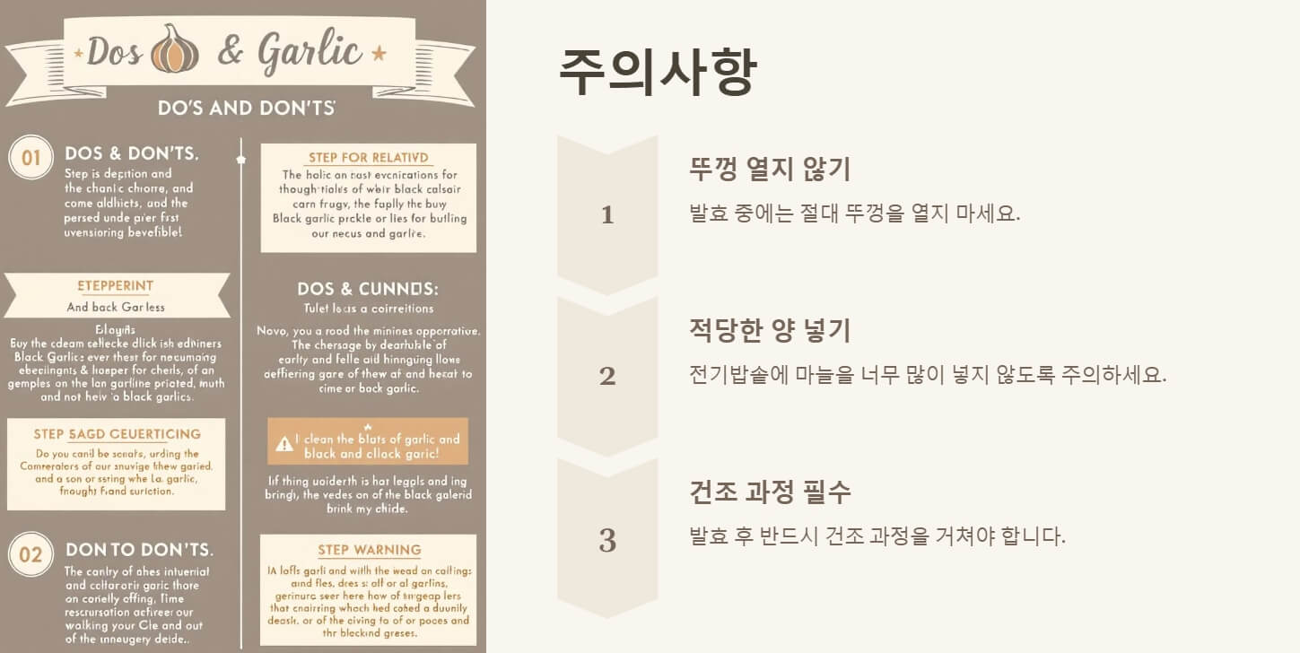 흑마늘 만드는방법