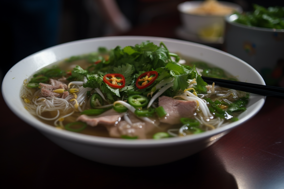 베트남 요리 퍼(Pho) 사진