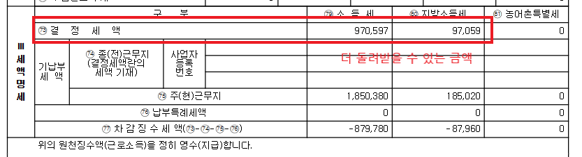 원천징수영수증