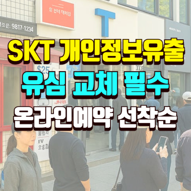 SK텔레콤 개인정보 온라인 예약 선착순