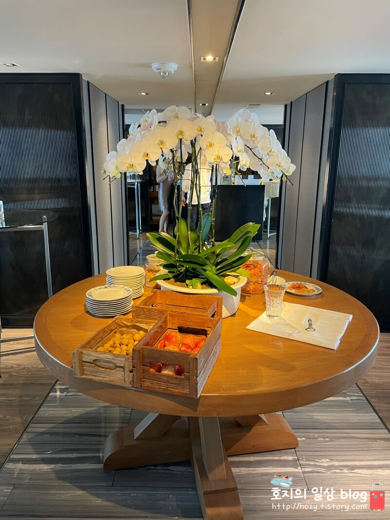 방콕 메리어트 마르퀴스 퀸즈파크 클럽라운지 애프터눈티 메뉴