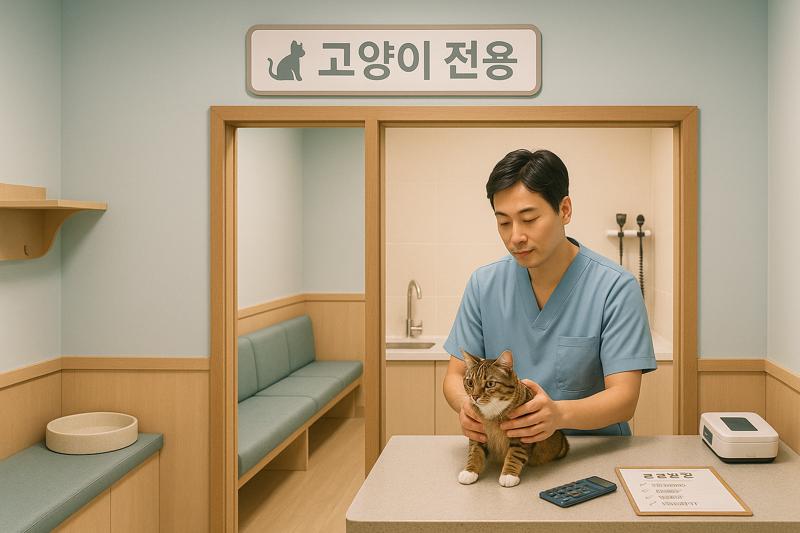 고양이 전용 병원 선택하기