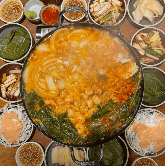 대구 북구 맛집 "심형래의불꽃양대창 본점" 음식