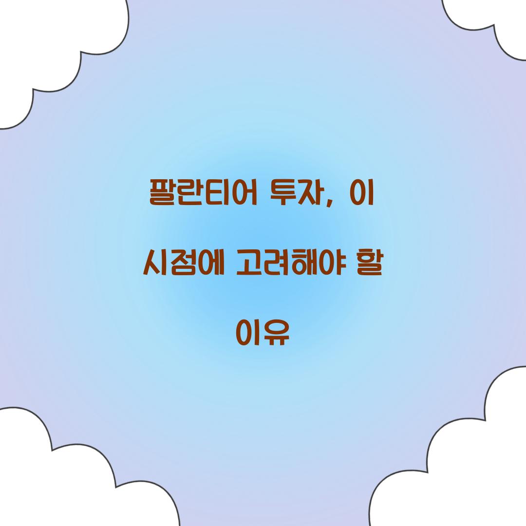 팔란티어 투자