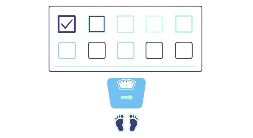 체중 증가와 다리 붓기를 확인하는 부종 셀프 체크리스트 이미지
