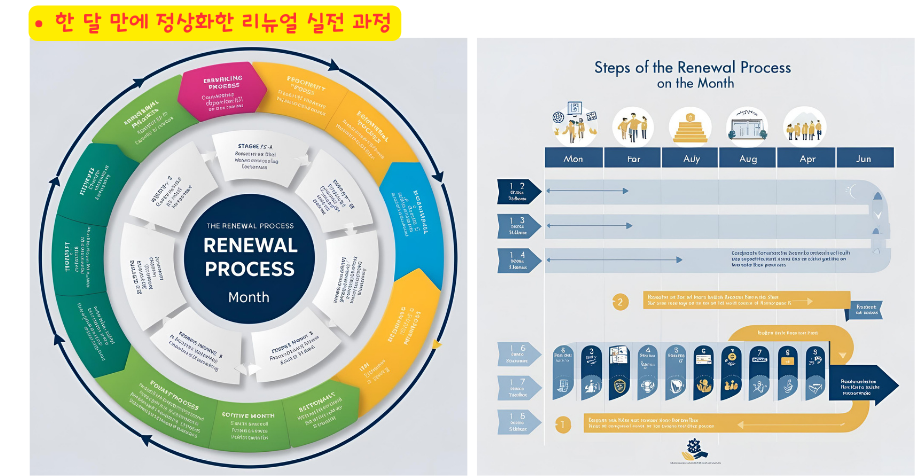 한 달 만에 정상화한 리뉴얼 실전 과정