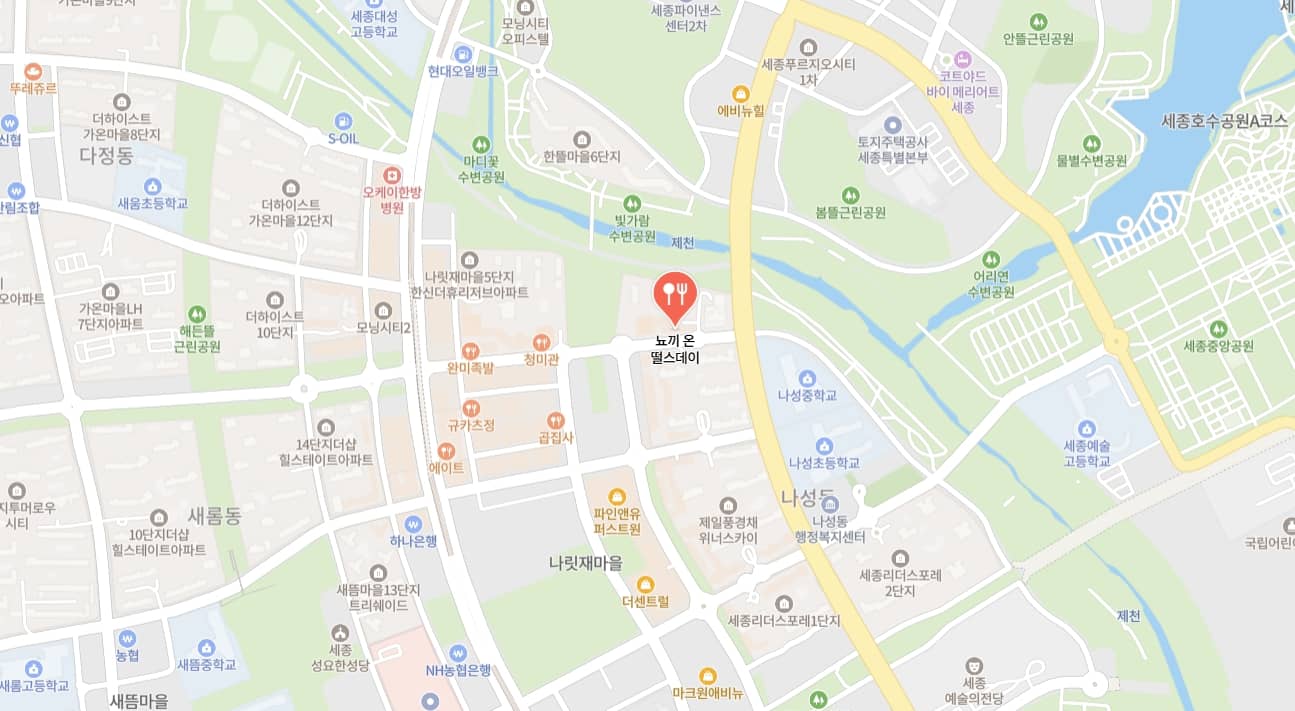 세종 뇨끼온떨스데이