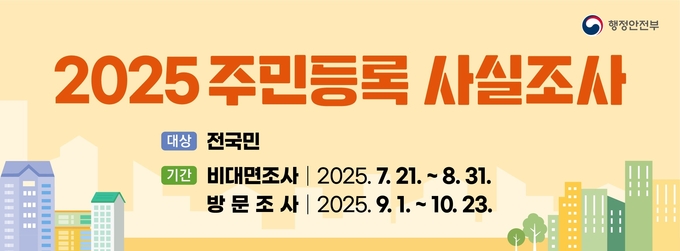 2025 비대면 주민등록 사실조사 안내 정부24 앱