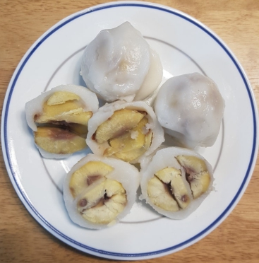 한국의 떡 종류 밤떡