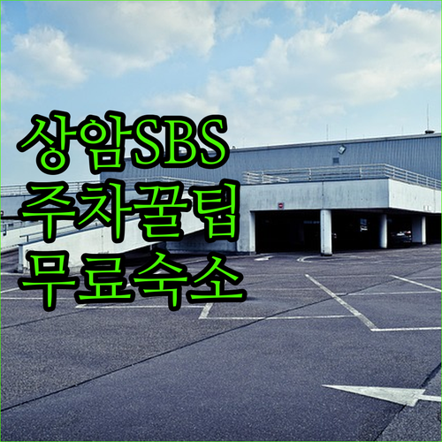 상암 SBS 주차 꿀팁과 주말 무료 ..