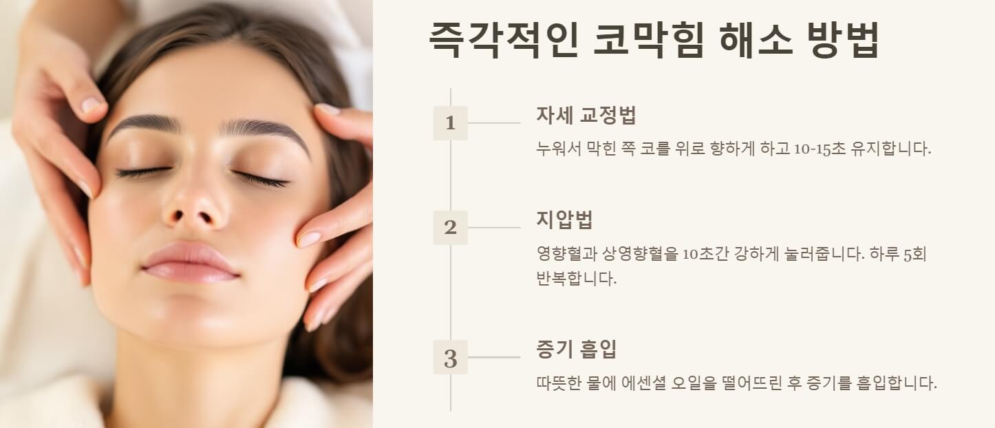 코막힘 뚫는법