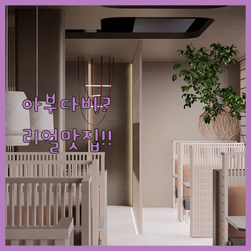 아부다비 마디낫 자이드 현지인 추천 ..