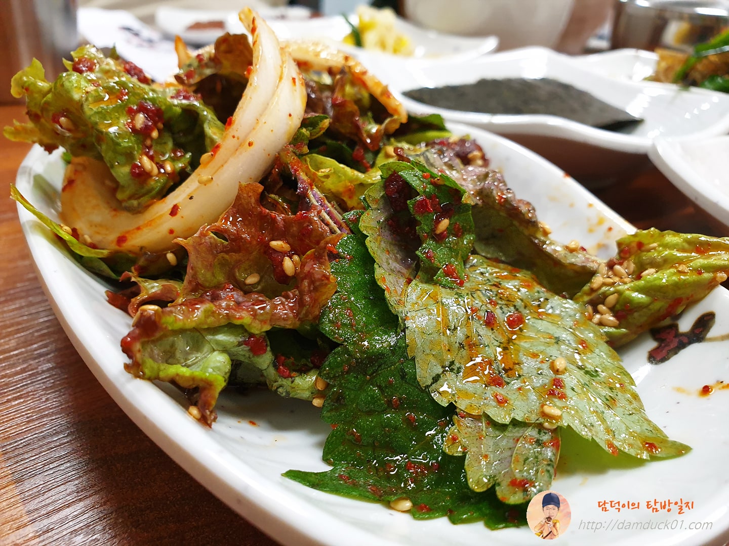 상추 깻잎 겉절이