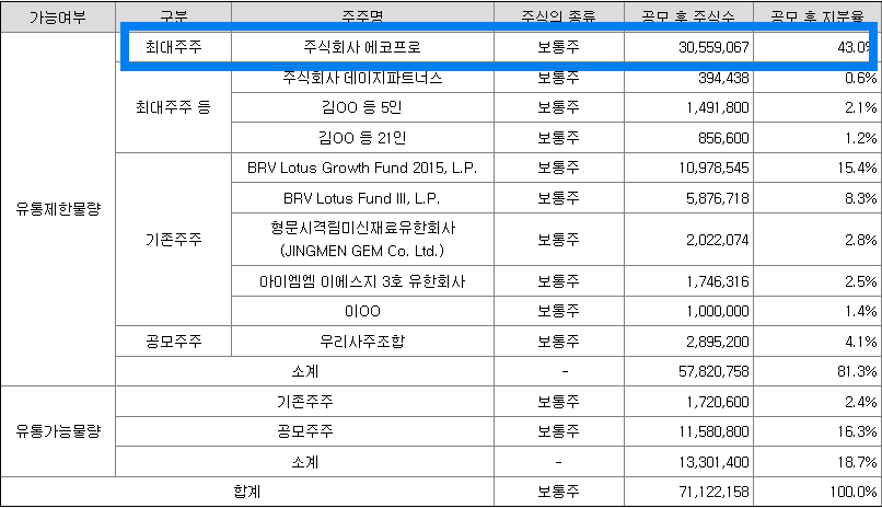 최대주주 내역