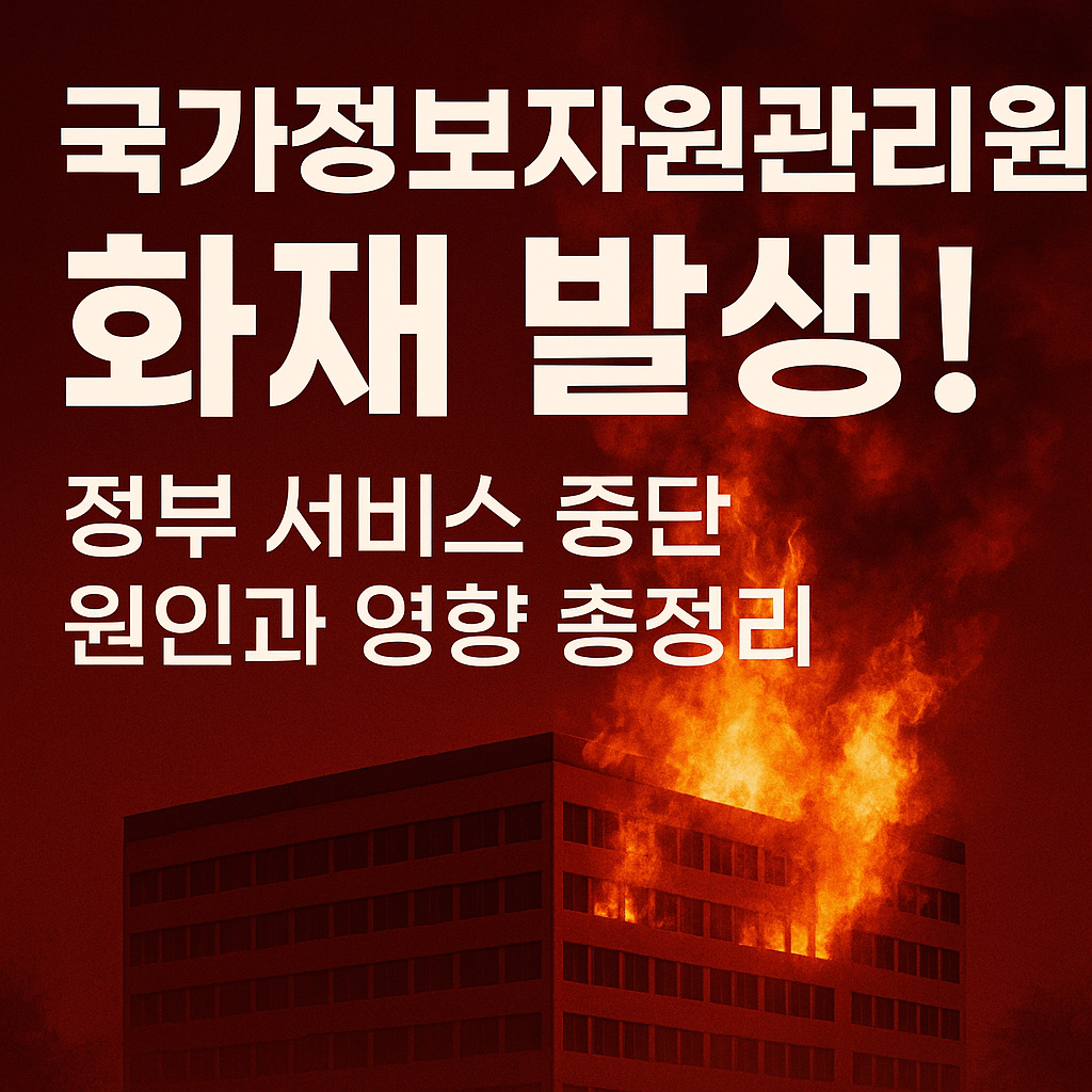 국가정보자원과리원 화재