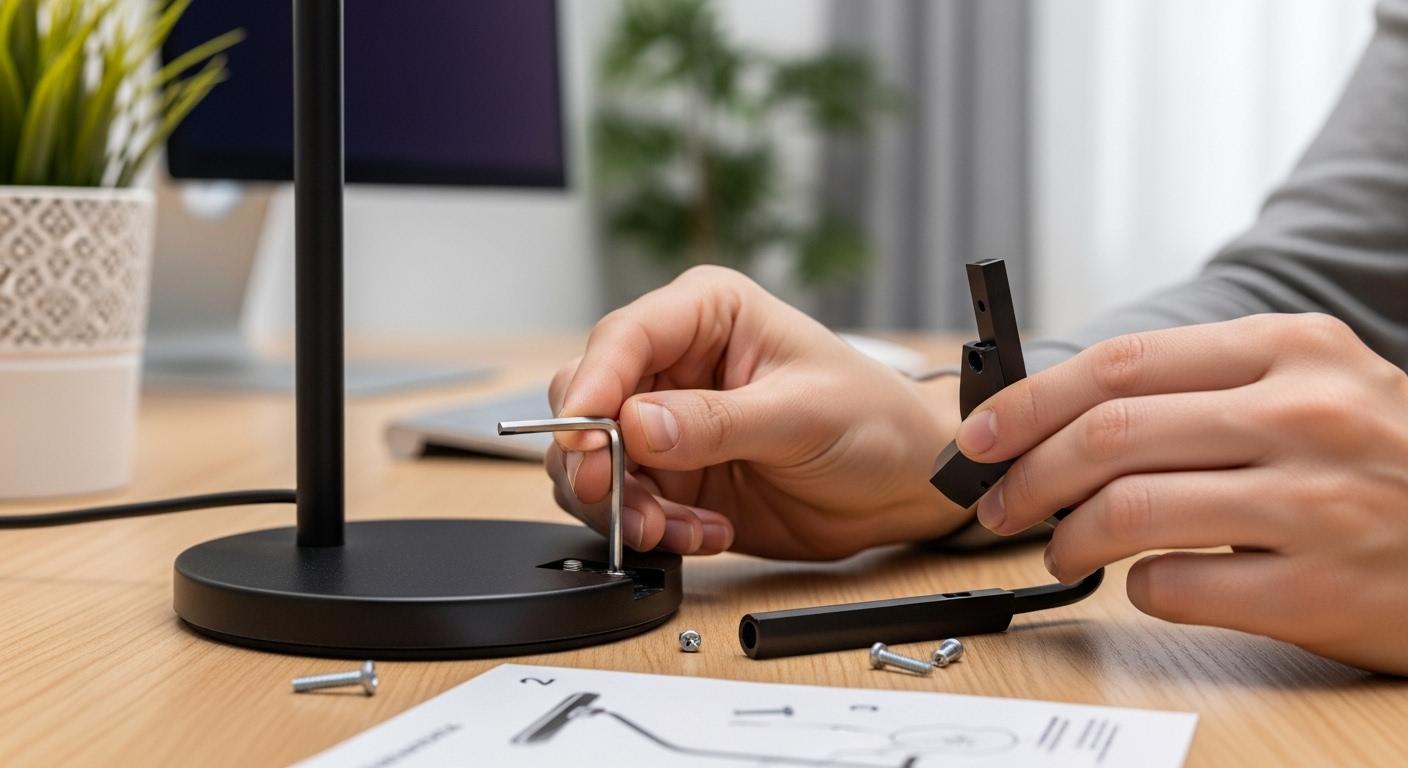 설치 불편 책상 스탠드 후기