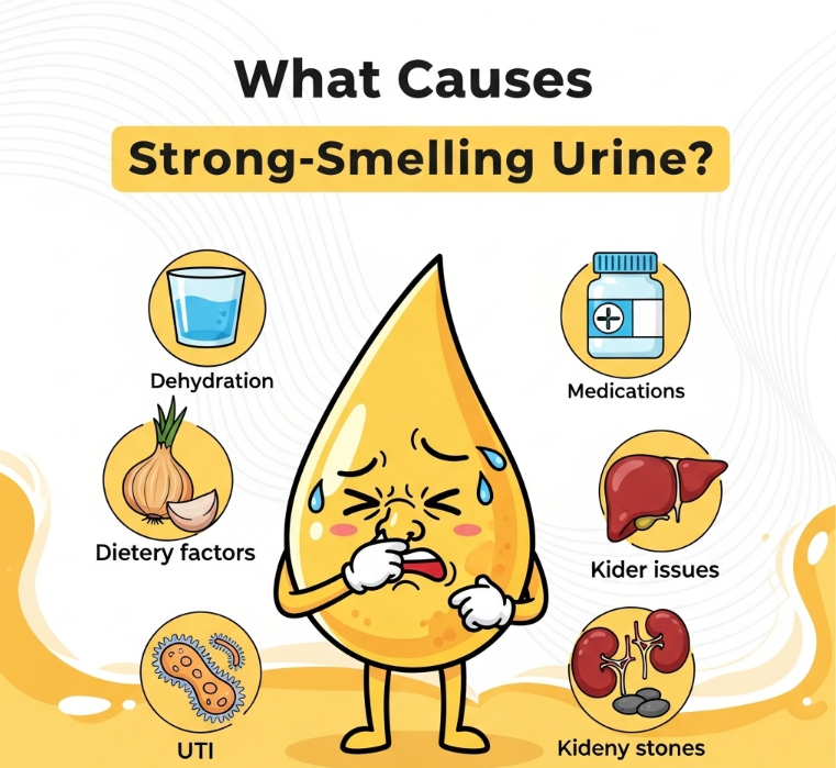 소변에서 지린내가날 때, 오줌에서 냄새가 심한 이유