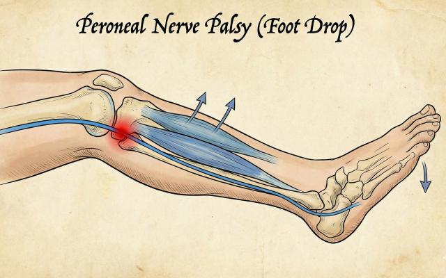손발 따끔거림 저림 증상 원인 비골신경 마비