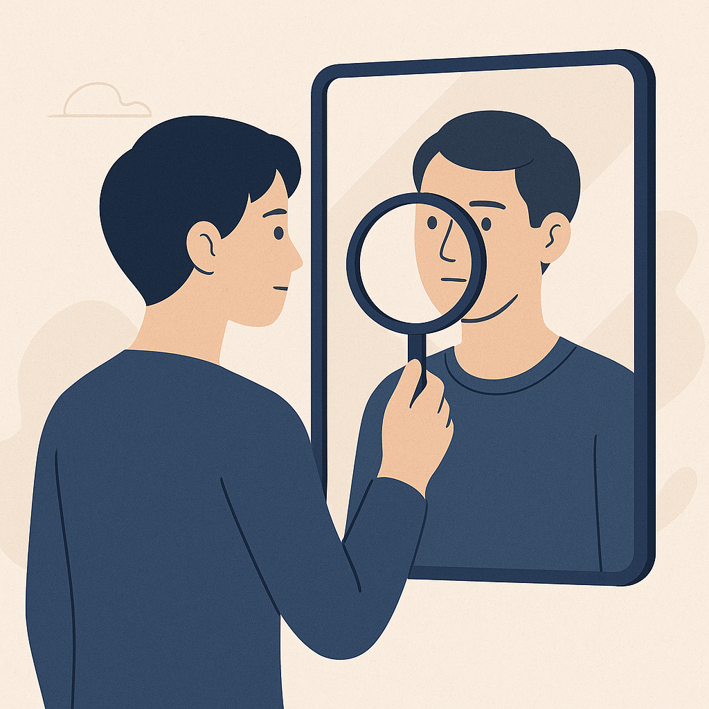 나를 객관적으로 바라보는 이미지