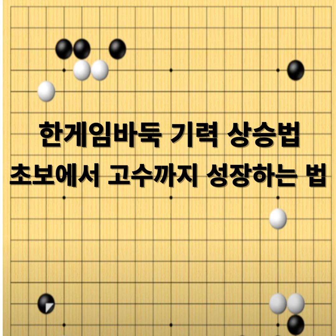 한게임바둑 기력 상승법