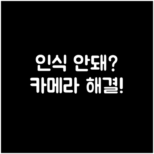 페이스ID 인식 실패 원인과 트루뎁스..
