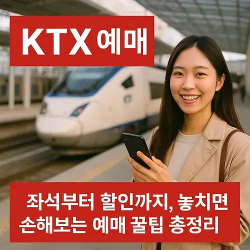 KTX 할인 예매하러 가기