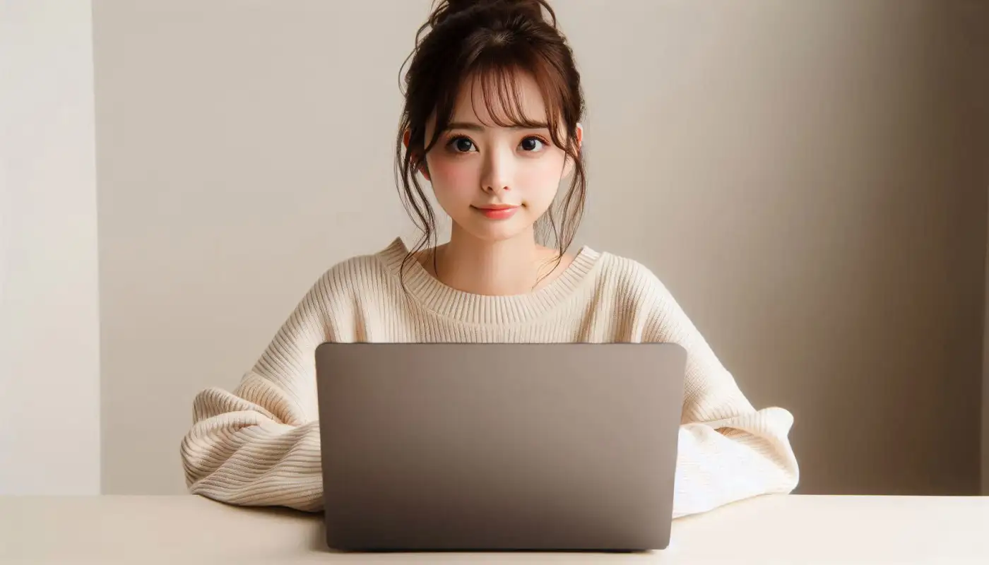 빗썸-쿠폰-등록-방법을-알아보는-여성의-모습