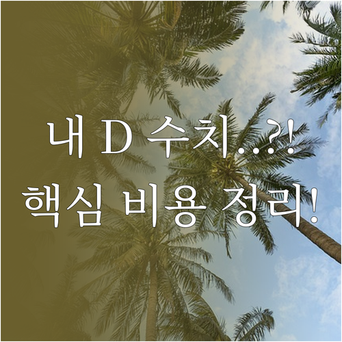 비타민 D 결핍 진단 비용과 수치 해..
