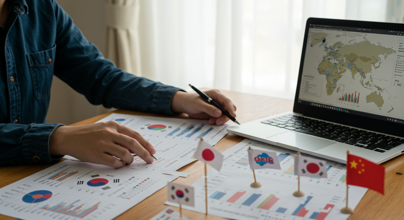 아시아 주식 유망종목 비교